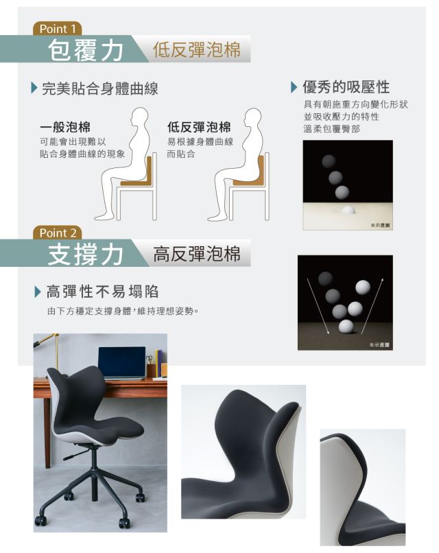 Chair PMC 健康護脊電腦椅-雲感款