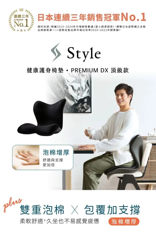 【美品】MTG Style PREMIUM DX Style PREMIUM DX 健康護脊椅墊-頂級款